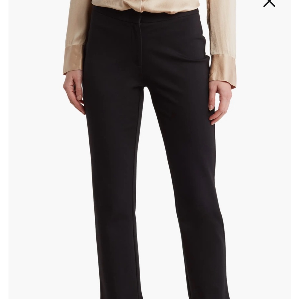 Black Essential Ponte Pants S